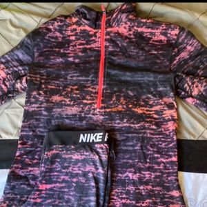Nike leggings and fleece